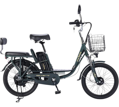 Электровелосипед MyWay Truck 1.0 500 24 15, темно-зеленый