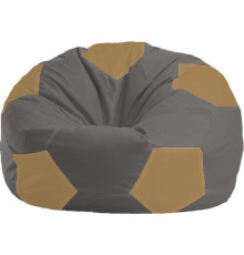 Кресло-мешок Flagman Мяч Стандарт М1.1-368 темно-серый/бежевый