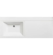 Умывальник Runo Гамма 120 лайт с правым крылом белый