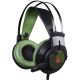 Наушники с микрофоном A4Tech Bloody J450 черный/зеленый