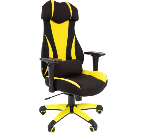 Кресло CHAIRMAN Game 14 черный/желтый