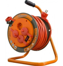 Удлинитель Glanzen EB-30-008 30 м, оранжевый