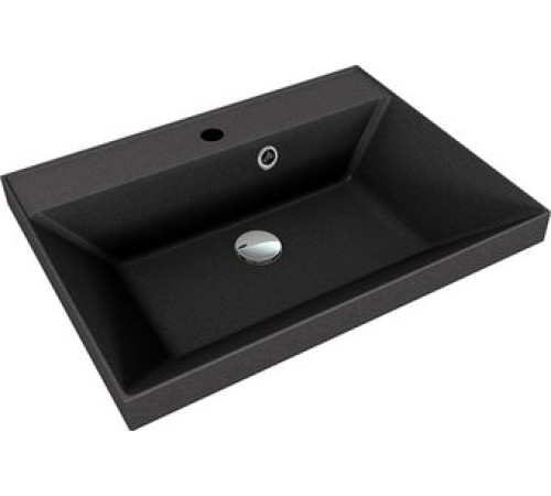 Умывальник Symbolite Asti 60x45 кварц, антрацит