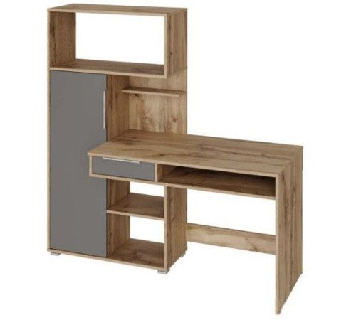 Стол НК-Мебель Квадро 74264629 дуб вотан/графит