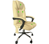 Офисное кресло CACTUS CS-CHR-OC04M-WT слоновая кость