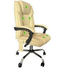 Офисное кресло CACTUS CS-CHR-OC04M-WT слоновая кость