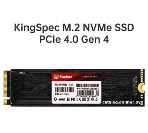 SSD KingSpec PCle 4.0 XF Series 512GB