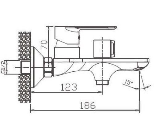 Смеситель Haiba HB60505 хром