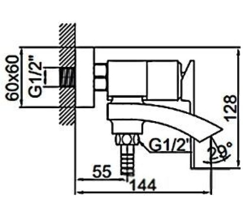 Смеситель Ledeme H78B L3178B