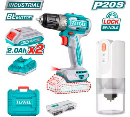 Total TOSLI240315 шуруповерт, кофемолка, 2 АКБ, кейс