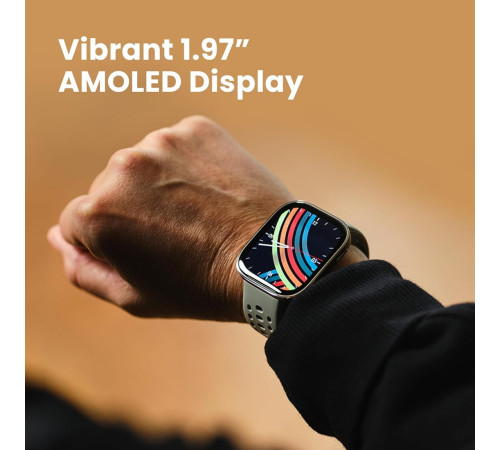 Умные часы Amazfit Bip 6 титановый, с светло-серым силиконовым ремешком