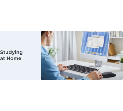 Клавиатура Ugreen K551 серебристый/черный