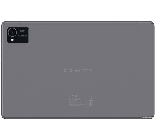 Планшет Digma Pro HIT 16 8GB/256GB серый