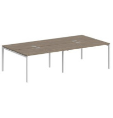 Стол Norden 240x143.8x75 SG.254.OD.44.WH белый/дуб темный