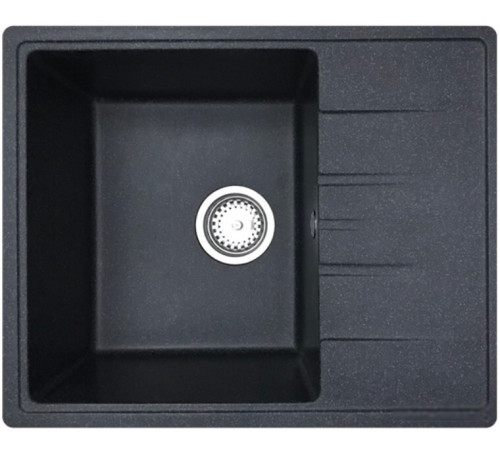 Кухонная мойка БелЭворс Mila R + смеситель W74004-2 + дозатор L405F черный