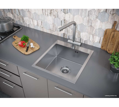 Кухонная мойка Paulmark Kroner 45 PM214551-BS