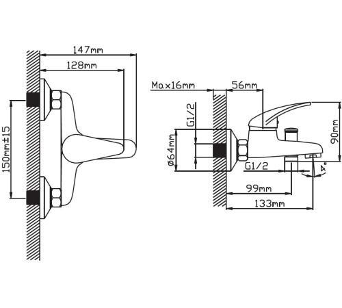Смеситель Cronwil CD038-30