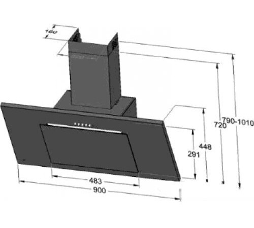 Кухонная вытяжка Akpo Nero 90 WK-4 белый