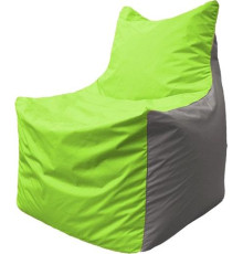 Кресло-мешок Flagman Фокс Ф2.1-160 салатовый/серый