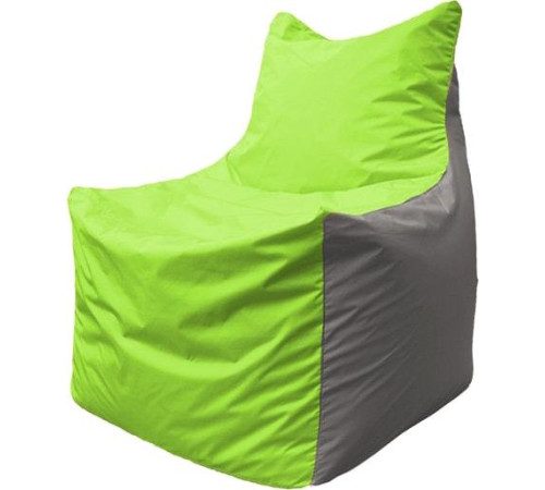 Кресло-мешок Flagman Фокс Ф2.1-160 салатовый/серый
