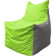 Кресло-мешок Flagman Фокс Ф2.1-160 салатовый/серый