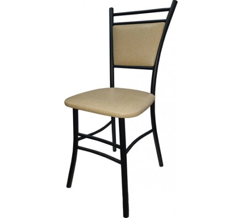 Стул ВВР Мажор черный/экокожа бежевый крокодил