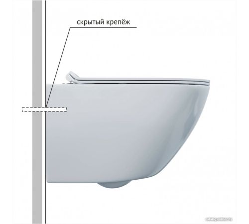 Унитаз подвесной Berges Wasserhaus Puma Rimless 082131