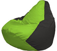Кресло-мешок Flagman Груша Супер Мега 4XL Г5.1-153 салатовый/черный
