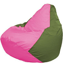 Кресло-мешок Flagman Груша Мега XXXL Г3.1-198 розовый/оливковый