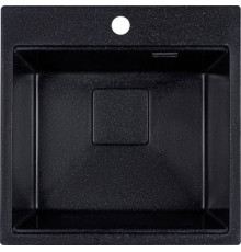 Кухонная мойка Marblan Comfort 50 черный, с сифоном