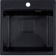 Кухонная мойка Marblan Comfort 50 черный, с сифоном