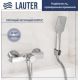 Смеситель Lauter Art 21CK9680C с лейкой Fleur 21S00126