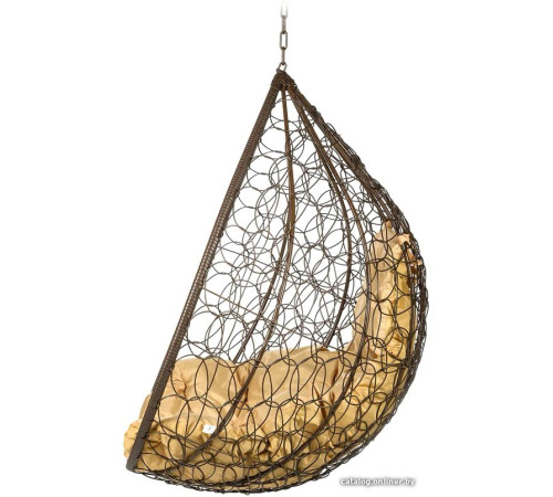 Подвесное кресло BiGarden Tropica BS без стойки коричневый/бежевый
