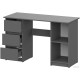 Стол Mio Tesoro Денвер 1.2м графит серый