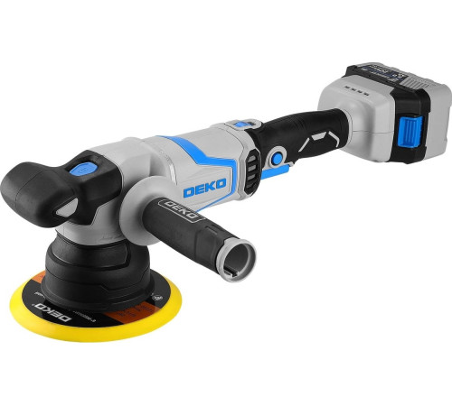 Полировальная машина Deko DKCP20DA Pro 085-1066 с 1-им АКБ, кейс
