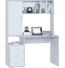 Стол Сокол КСТ-16 бетон/белый