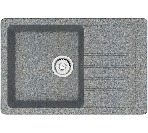 Кухонная мойка MARRBAXX Карельский камень модель 16/Q8 F016Q008 серый/темно-серый