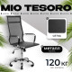 Офисное кресло Mio Tesoro Молли AF-C3006 черный сетка