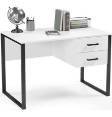 Стол Soma Slava 110x66 белый/черный