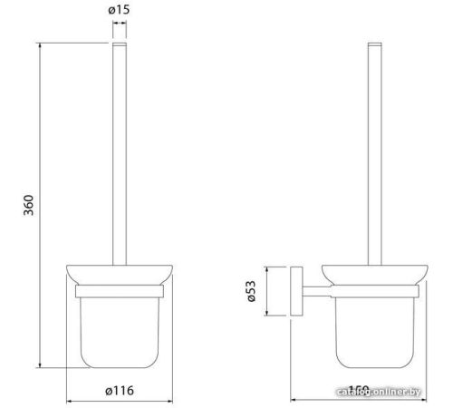 Ершик для унитаза IDDIS Sena SENSSG0i47
