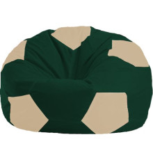 Кресло-мешок Flagman Мяч Стандарт М1.1-62 темно-зеленый/светло-бежевый