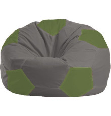 Кресло-мешок Flagman Мяч Стандарт М1.1-341 серый/оливковый
