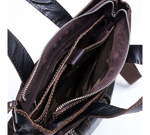 Мужская сумка Poshete 196-3750-26-DBW коричневый