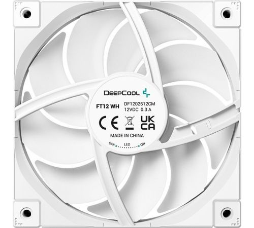Вентилятор для корпуса DeepCool FT12 R-FT12-WHWPN1-G