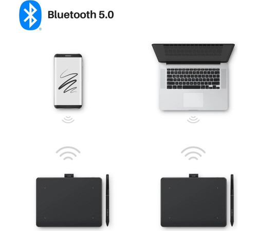 Графический планшет Huion Inspiroy Frego S L310 черный