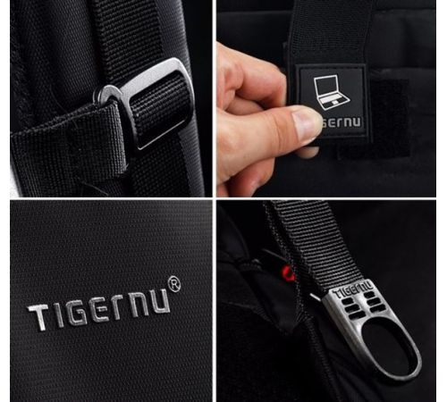 Рюкзак Tigernu T-B3105 черный/оранжевый