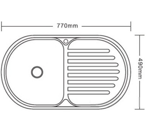 Кухонная мойка Ledeme L67749-L