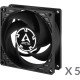 Комплект вентиляторов для корпуса Arctic P8 PWM PST ACFAN00154A 5 шт