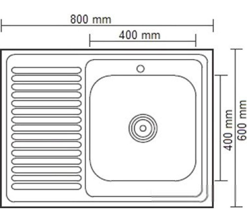 Кухонная мойка Ledeme L98060-6R