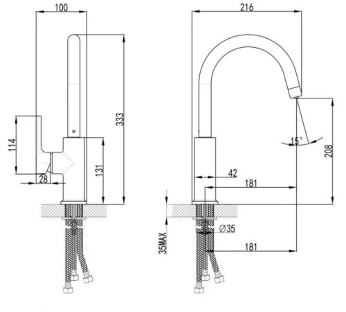 Смеситель Lemark Comfort LM3073PGR